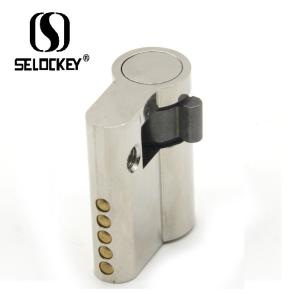 China 54mm Half Open Full Brass Cylinder Euro Spec Locks wholesale
