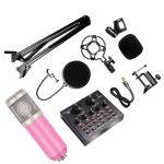 2.5m 1200mah Audio Technica Sound Card , Mixer V8 Audio Usb Live Sound Card