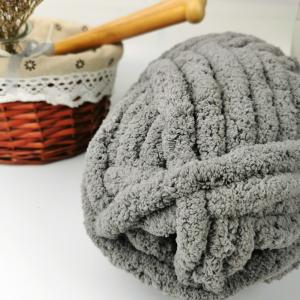 Chunky Hand Knitting Chenille Yarn Soft Loop 100% Polyester Blanket Big Crochet Yarn