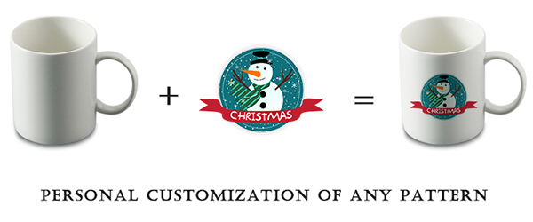 330ml Capacity 11oz Blank Ceramic Mug Cup For Sublimation