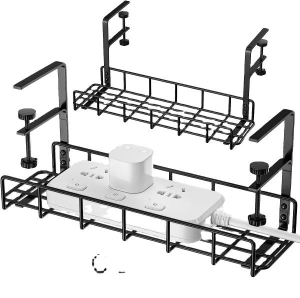 Quality Under Desk Wire Management with Custom Size Hook Type Cable Management Compartment for sale