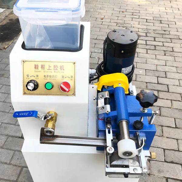 Adjustable Speed Shoe Sole Pasting Machine Time Saving For White Latex