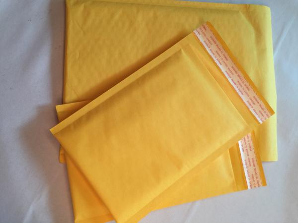 Quality Kraft Bubble Mailers Padded Envelopes , A4 Bubble Envelopes Printed Logo for sale