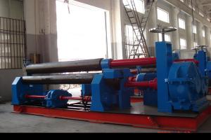 China Three Roller Plate Roll Bending Machine Mechanical Symmetrical 245Mpa wholesale