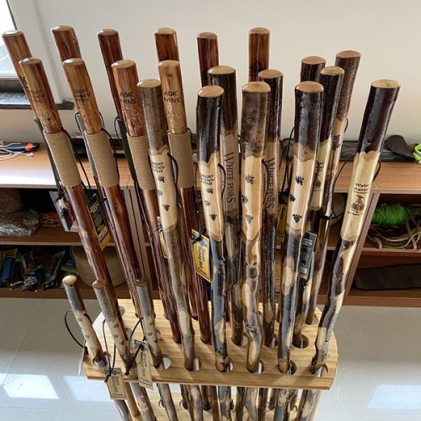 Eco Friendly Hand Carved Wooden Walking Canes 90cm