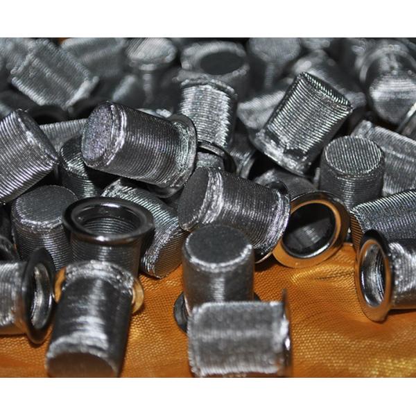High Filtering Accuracy Wire Mesh Filter Element For Water Treatment , SGS Listed