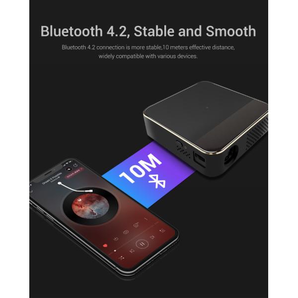 480P Small Wifi DLP Mini Projector Pocket Home Theater Android HD