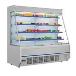Hypermarket Multideck Open Chiller Air Curtain Cabinet Refrigerator Customized