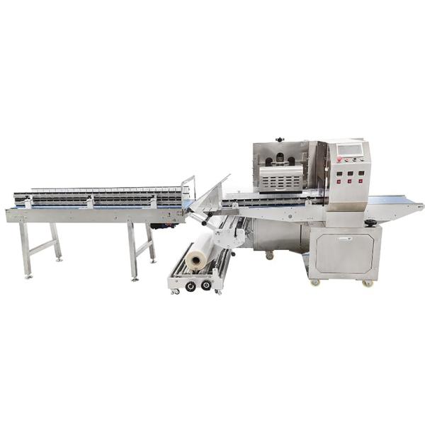 Electric Automatic Pillow Packing Machine For 35-80 Mm Package Width And PP/PVC Etc Packing Film