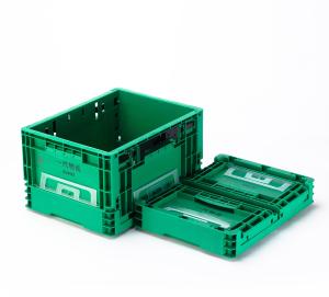 Collapsible EU Crate for Parts Logistic 400x300x230mm Customized Color Foldable Box