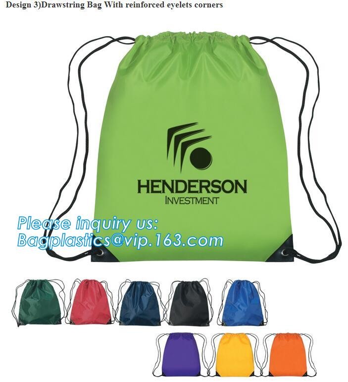 Cheap Custom Wholesale Promotion Canvas Cotton Drawstring Bag, Waterproof Mini Nylon Polyester Drawstring Bag bagplastic