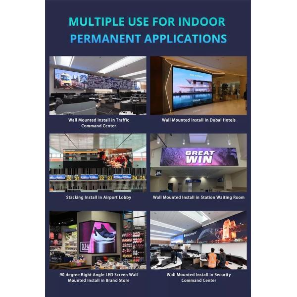 2mm Indoor Full Color LED Screen Advertising P2.5 LED Video Display Panel