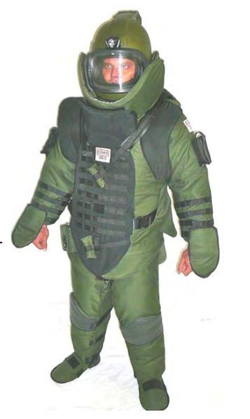Quality Bulletproof EOD Bomb Disposal Suit , All Round Protection EOD Bomb Suit for sale
