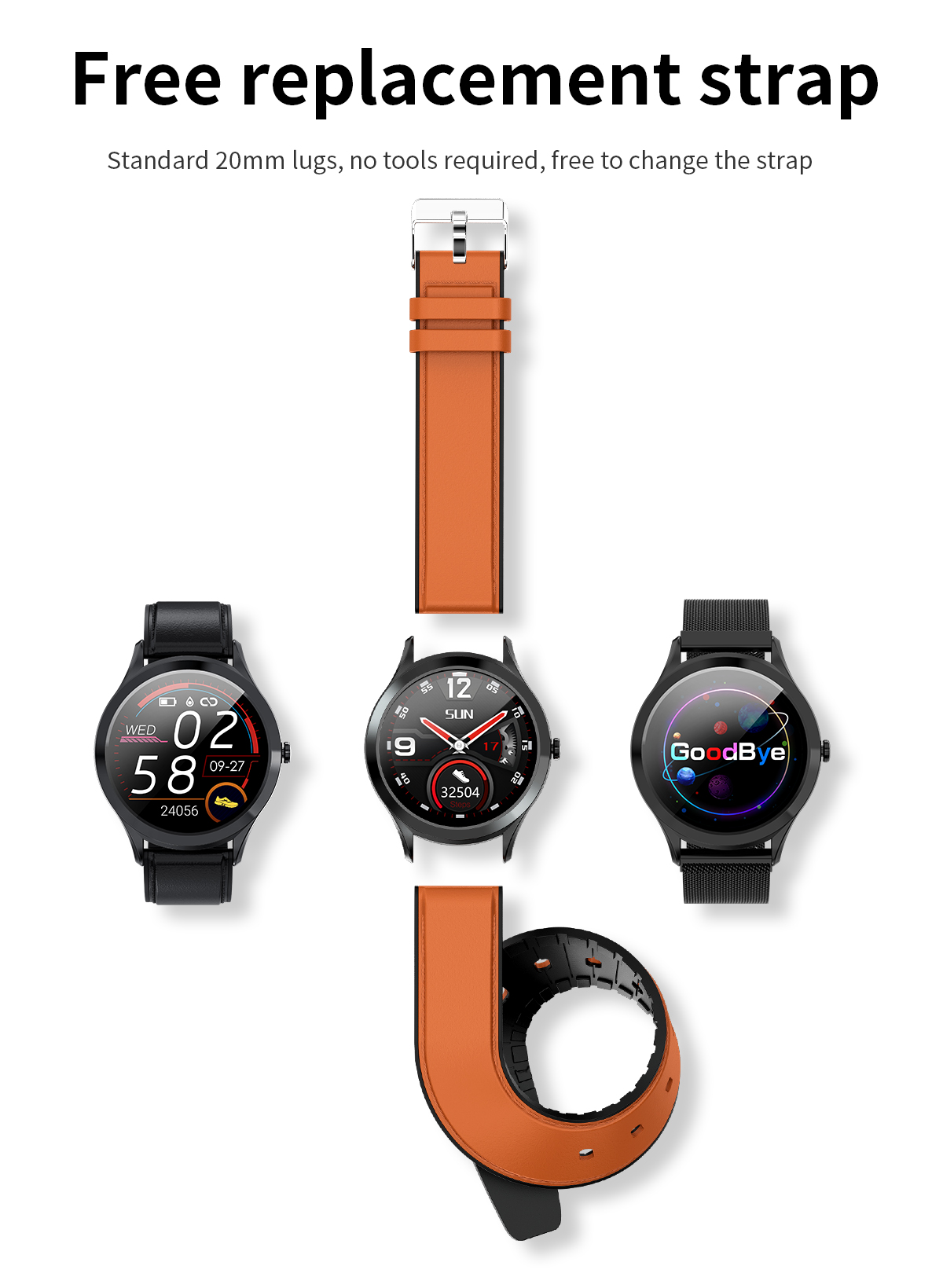 Bracelet Health Exercise Android Waterproof IP67 Automatic Smart Watch