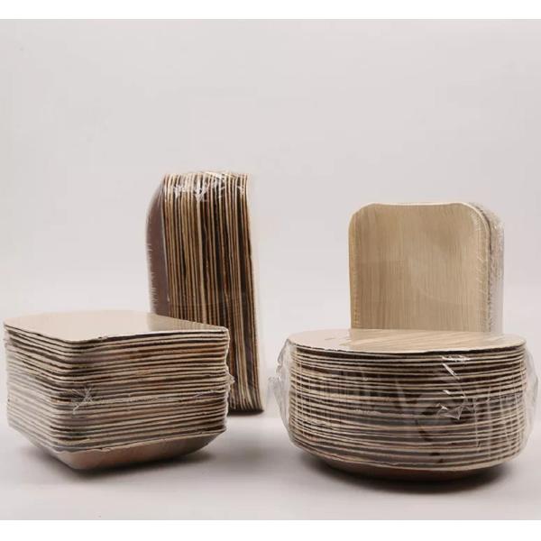 6 Inch 8 Inch 10 Inch Disposable Areca Palm Leaf Plates