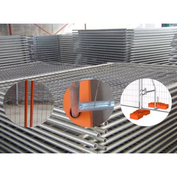 75*75mm Hot Dip Galvanized Temporary Security Fencing