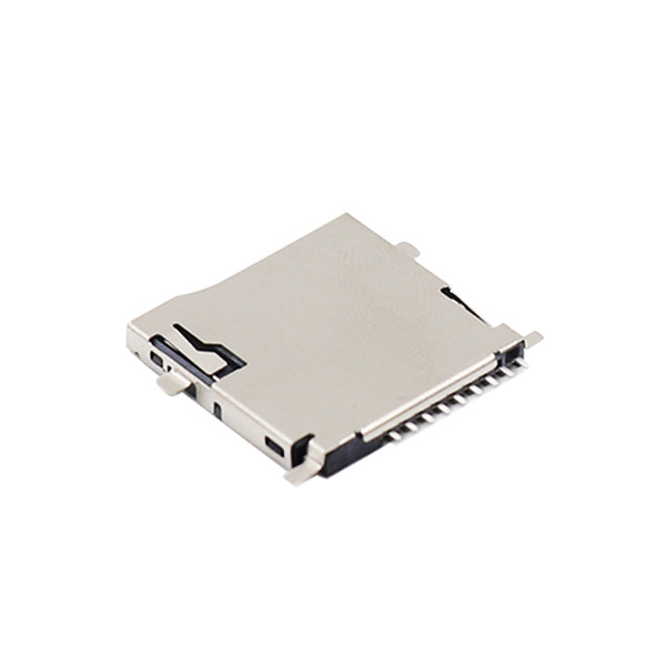 9p T Flash Card Memory Card Connectors Push Type 10000 Cycles