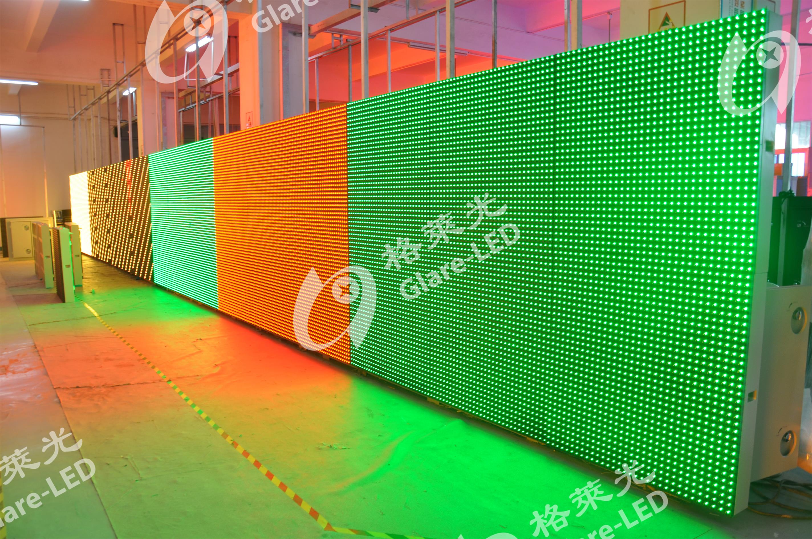 HUB40 Port P20 Dip347 2r1g Dual Color Led Module 320x160 Led Panel For Traffic Screen