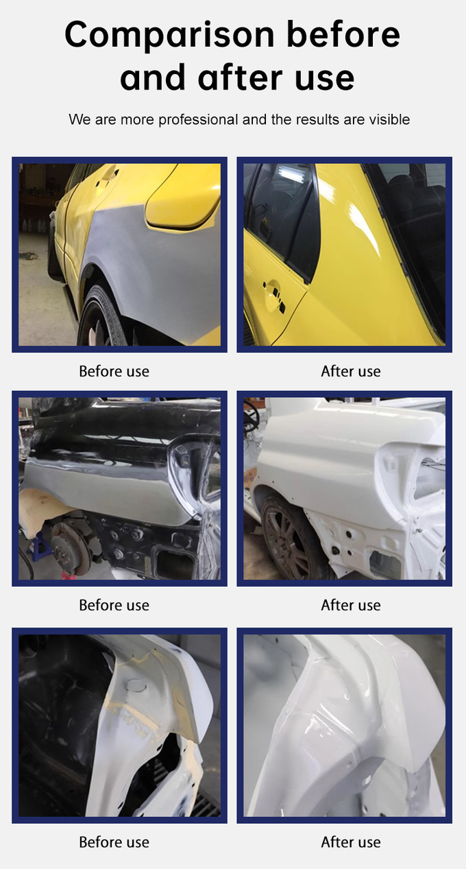 Quick Drying 2K Solid Auto Body Metal Filler Deep Emerald Green Flat Black 2k Spray Paint 2k Topcoat 6