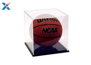 China 1mm Perspex Acrylic Display Case For Basketball Baseball Football on sale
