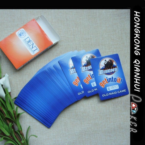 PERSONISED POKER CARD BISONS OLD MAID GAME CARD FOR USA MARKET