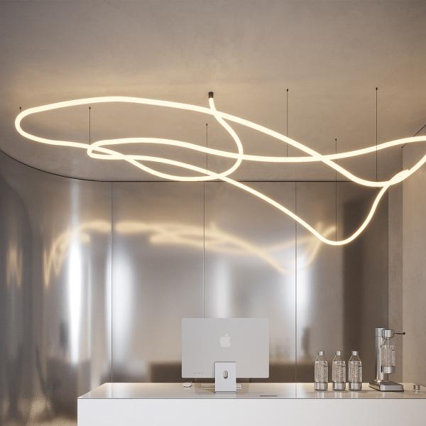 360 Silicone Neon Flex Diffuser Dimmable LED Strip Neon Light Diffuser