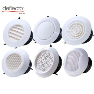 China Wall Mounted Plastic Air Vents Swirl Diffuser Adjustable Air Outlet wholesale