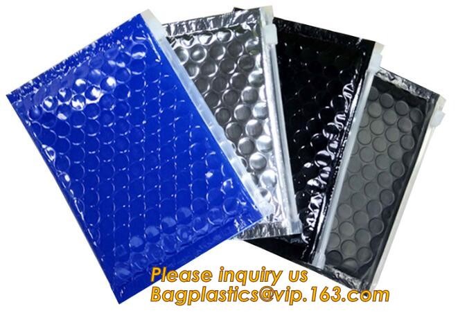 Cosmetic Slider Zip lockk Bubble Bags Bubble Slide Pouch,Zip lockk esd bubble bag bubble packaging wrap cosmetic pouch slide