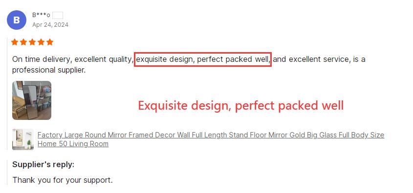 Modern Style Wall Mirror Frameless Full Length for Bathroom Two-Way Square Home Decor