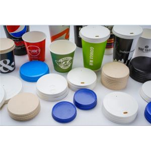 China Environmentally Drink Milk Cup Lid Making Machine Fatigue Resistant wholesale
