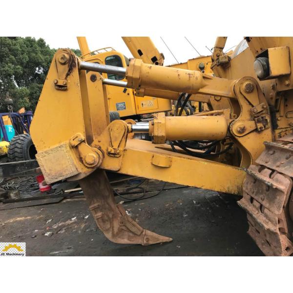D8K Enclosed Cabin Old CAT Dozers , Strong Second Hand Dozer 31T Weight