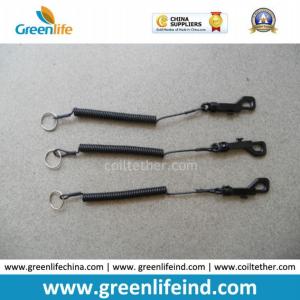 China Spring Key Coil W/Plastic Snap Blet Clip&amp;Small Key Ring wholesale