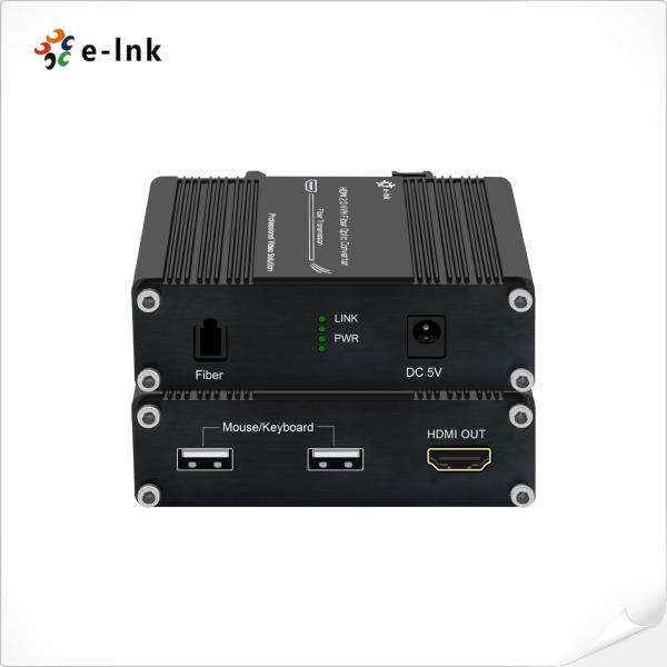 Quality Mini 4K/60Hz HDMI 2.0 KVM USB over Fiber Optic Extender Transmitter support local loop output for sale