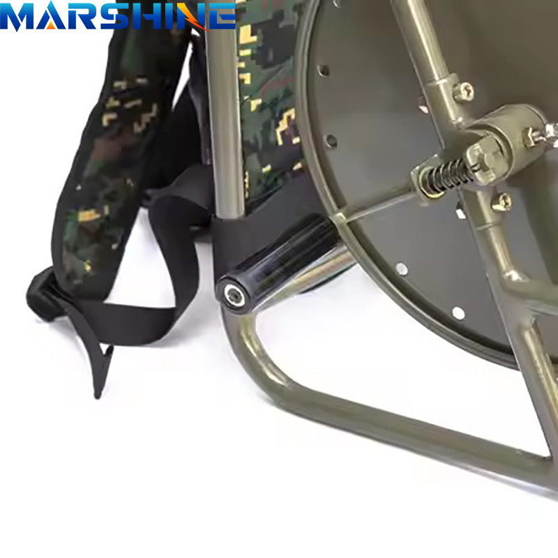 LB-05 Tactical All Metal Fiber Optic Reel Cable Spool Drum Reel Backpack Style