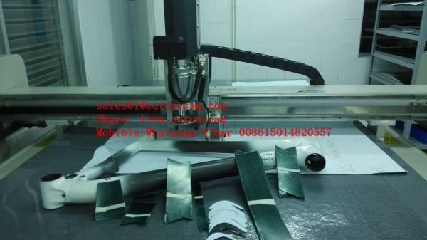 Quality PrePreg Carbon Fiber Fabric Racket Composite Bicycle Frame Knife Cutting Machine for sale