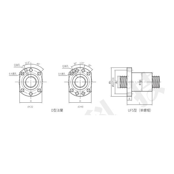 Anti Dust Rolled Ball Screw C5 Silent Hiwin Ball Screwfor For Controlling Machine