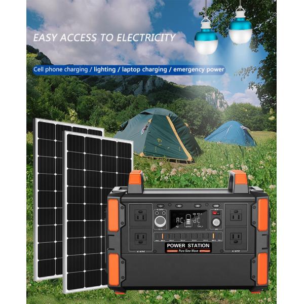 200W Portable Solar Generators Household Power Generation Systems