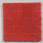 Factory Rigid Colorful Interlocking PP cubic garage floor tiles plastic Garage