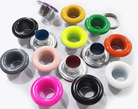 IRON Electroplated Hollow High Eyelet Buckle Diameter 4-10mm Suitable For Clothing, Canvas Shoes Bag Parts Accessories