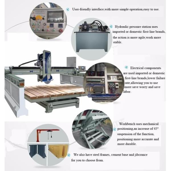 cutting stone machine marble granite bridge saw slab cutter machinery