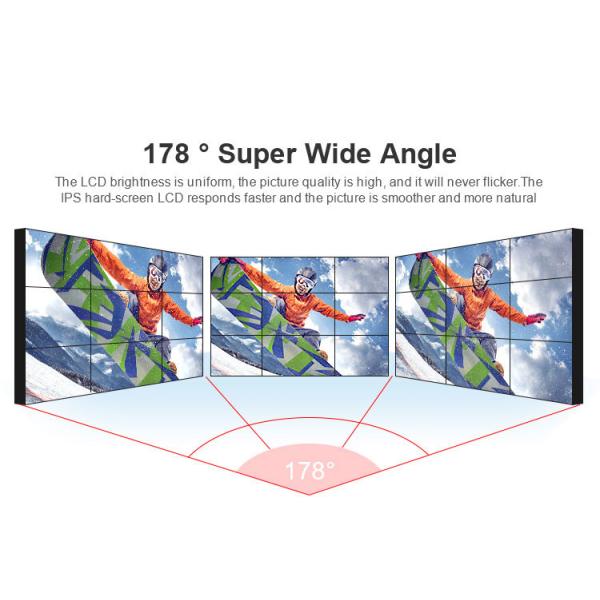 65inch Series Creative LCD Video Wall 550cd/M2 700cd/M2 With Metal Shell Anti Static