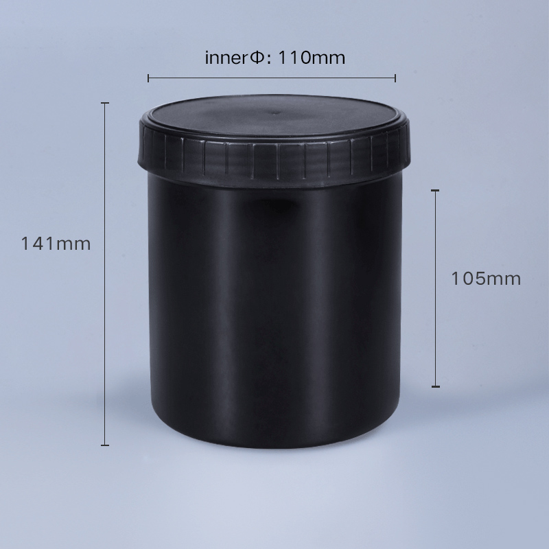 Food Storage PP Plastic Spice Boxes Jars Containers With Lids 8oz