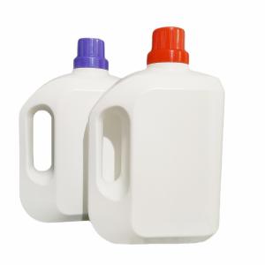 White 3000ml Empty Washing Up Liquid Bottles HDPE Detergent Containers Recyclable