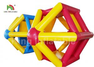 China EN71 Combo Color Water Wheel Inflatable Water Roller For Water park wholesale