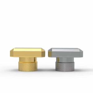 Square Shape Metal Perfume Bottle Zamac Caps Luxury Creative Universal Fea 15Mm
