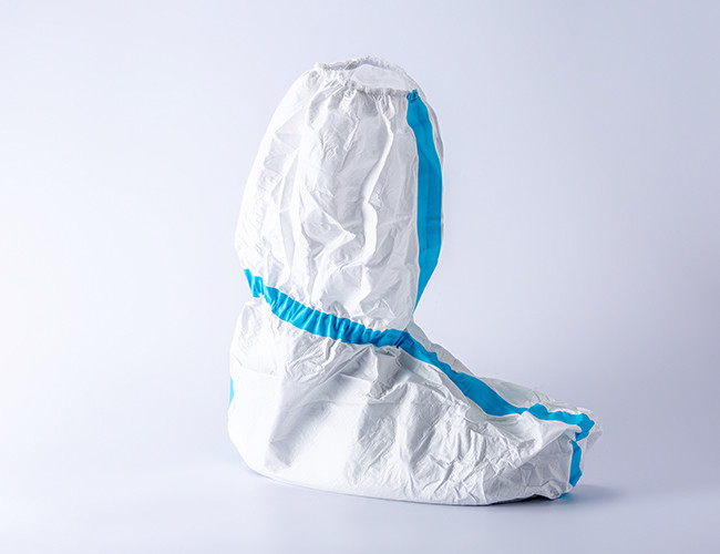 China Non Slip Disposable Shoe Covers Knee High Dust Proof Antislip wholesale