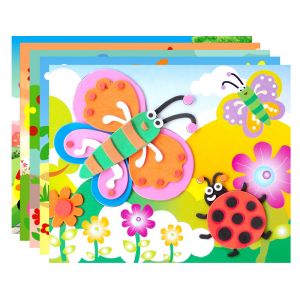 China Educational Toys 3D Sponge Sticker Manual DIY Cute Puffy Stickers wholesale