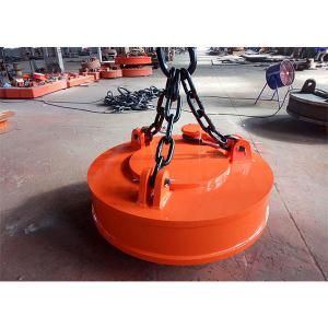 China Industrial Crane Scrap Lifting Magnet Circular Type Overhead Installation wholesale