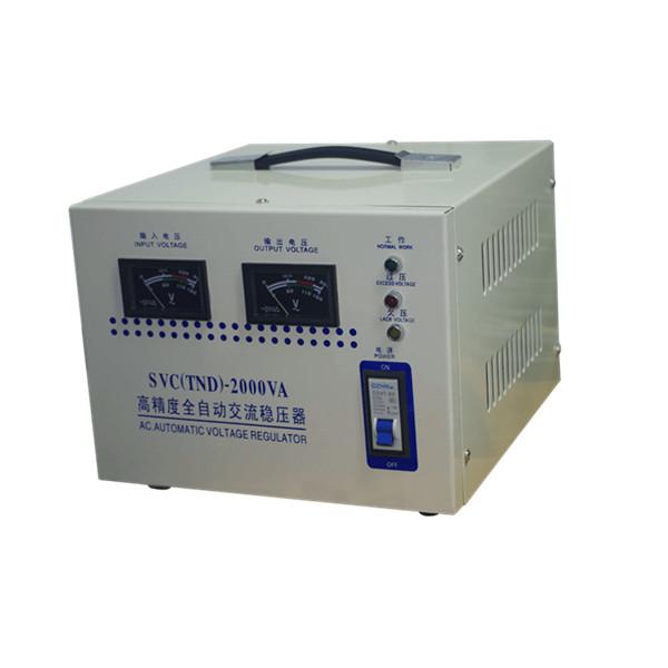 Quality High Efficiency 2KVA Automatic Voltage Regulator Servo Motor Stabilizer for sale