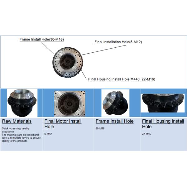 Reduction Excavator Gearbox Assembly SH200 SH200A2 HD700-7 HD820-1 SH200C